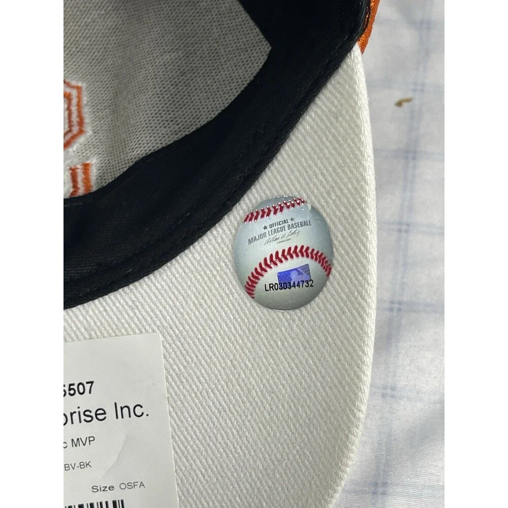 San Francisco Giants Hat '47 Brand Twins Enterprise Sonic MVP Cap Black OSFA